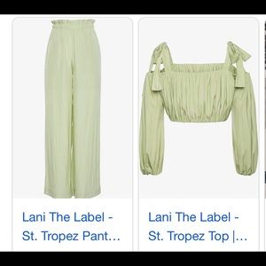 NWT! Never Worn! Lani the Label St. Tropez Set